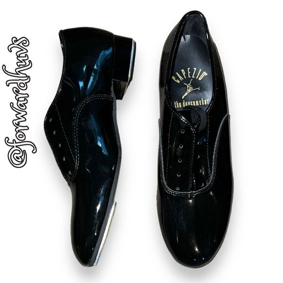 Capezio Style 7713 Patent Leather Tap Shoes Size 5M - Picture 5 of 10